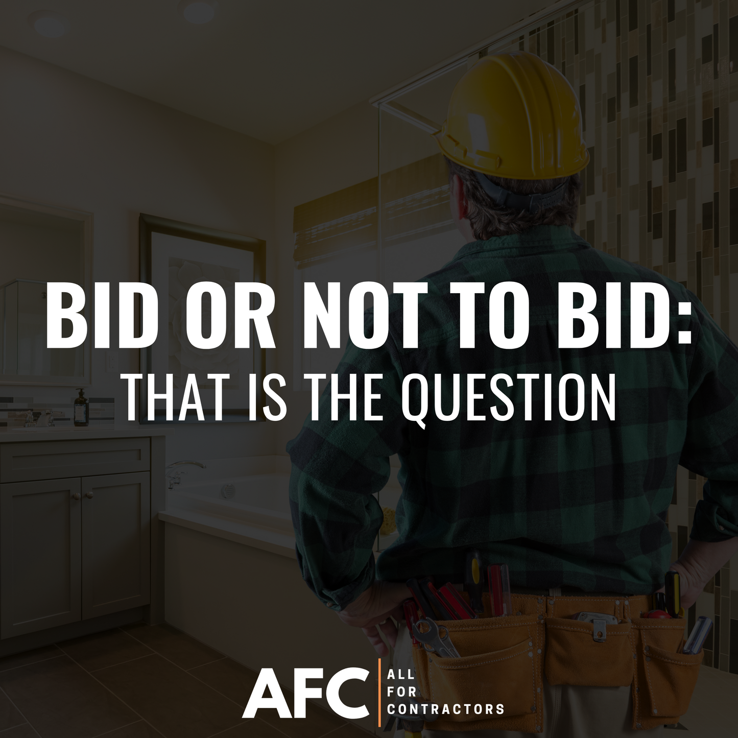 Bid or Not to Bid: That is the Question (1 Credit Hour)