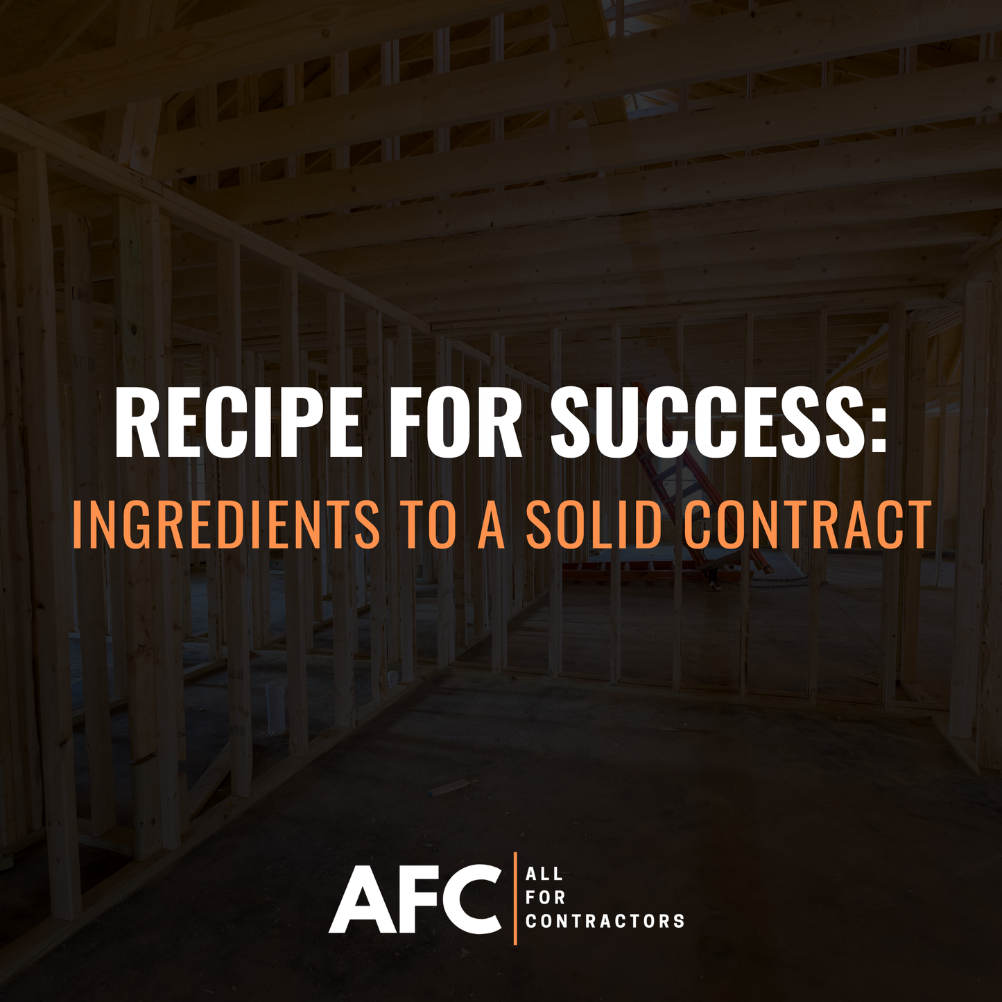 Recipe For Success: Ingredients to a Solid Contract (1 Credit Hour)