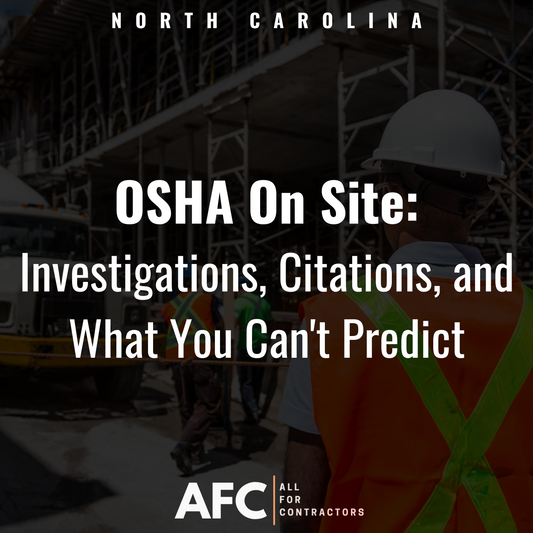 OSHA On Site: Investigations, Citations, and What You Can’t Predict (2 Credit Hours)