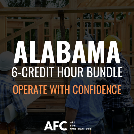 Alabama 6-Credit Hour Bundle | Operate with Confidence